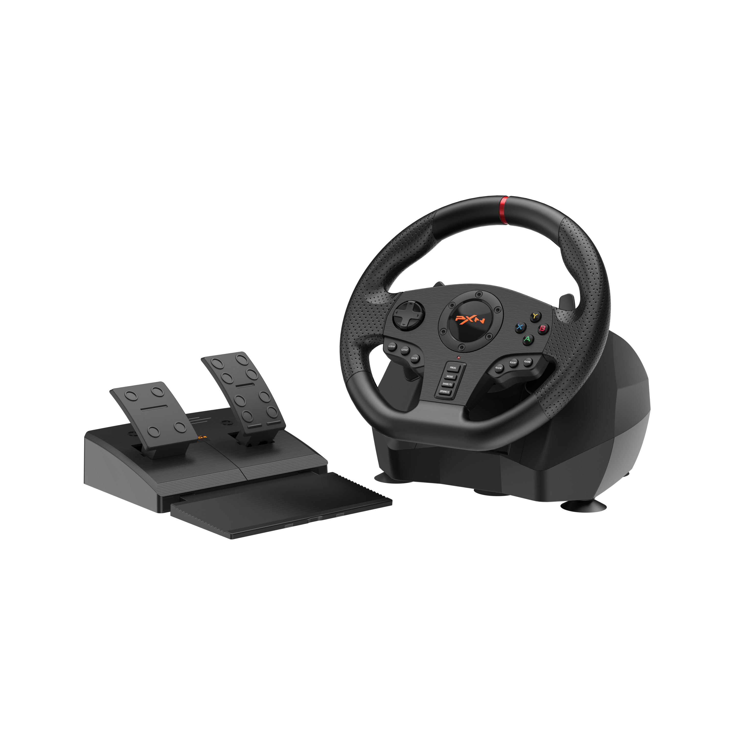 PXN V900 PCレーシングホイール、PS3、PS4、Xbox PXN Xbox Steering Wheel, 270/900Â° Rotation, Vibration Pedals, For
