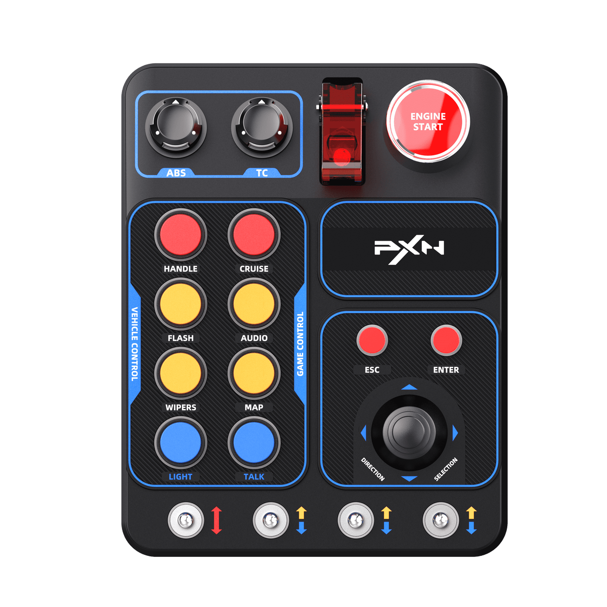 ジン様DスポモーションコントロールビームF、Rヒューズ移設BOX３点セット PXN CB1 Sim Racing Button Box for Truck Farm Sim – PXN Official