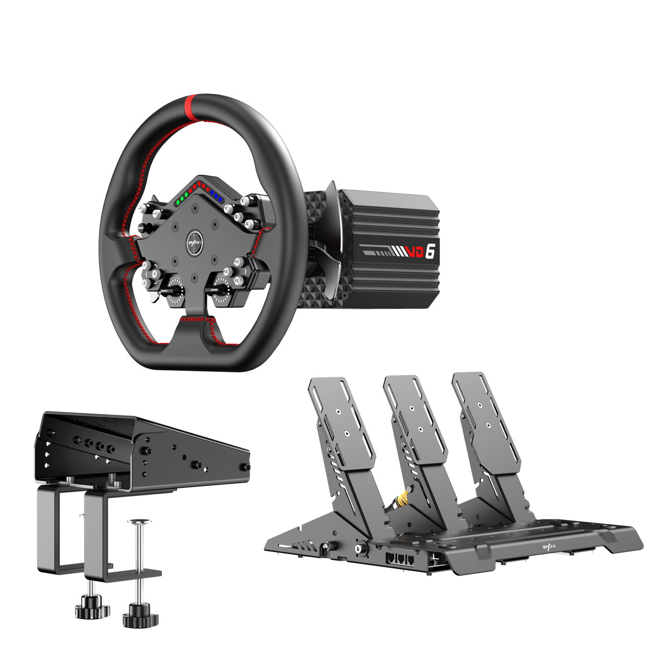 VD6 Racing Wheel and Pedals for PC | Racing Wheel | PXN – PXN Official