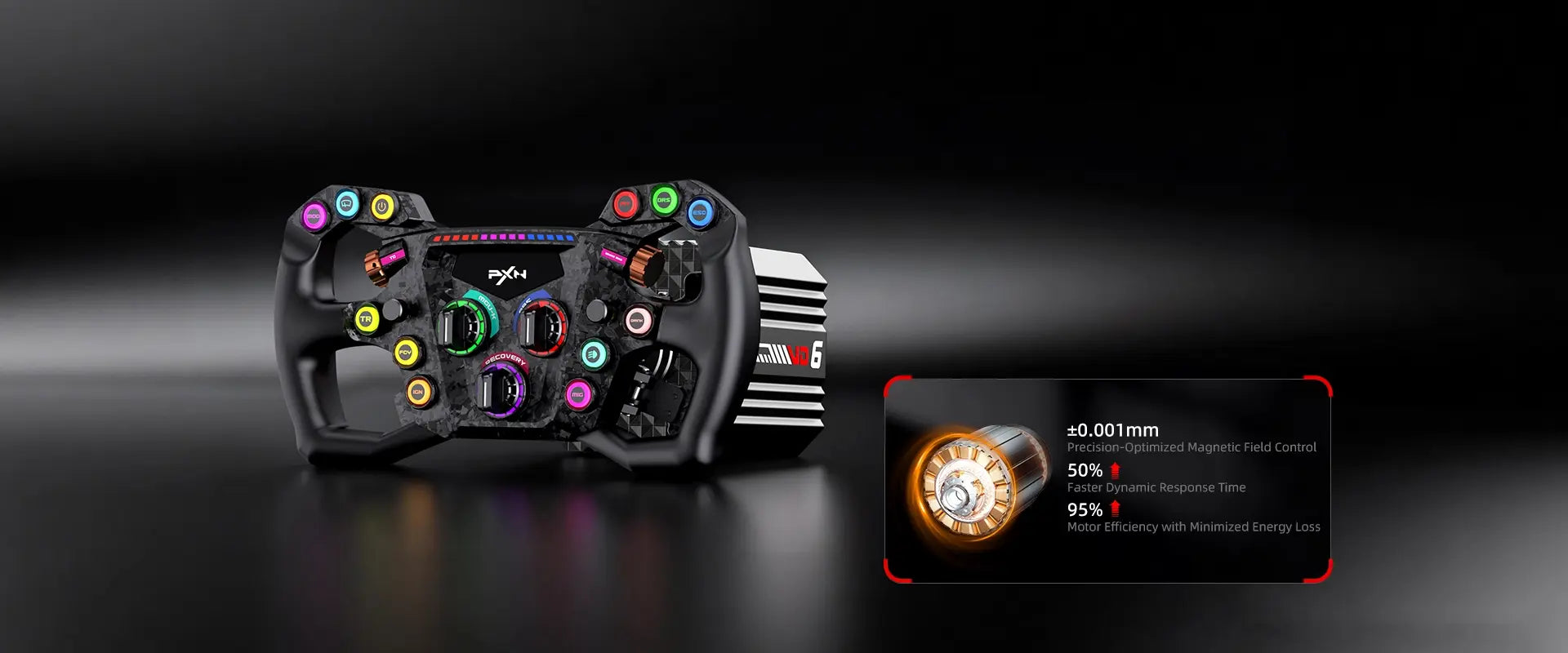 VD6 GT One Gaming Racing Wheel
